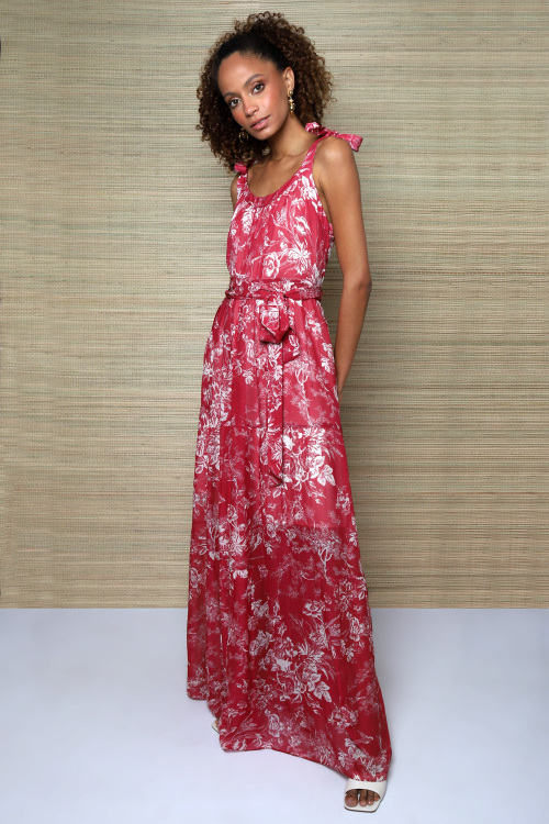 Vestido Tilly Longo. Paisagem - P - V21